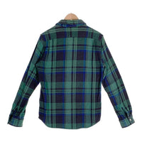 FIVE BROTHER ファイブブラザー チェック フランネルシャツ グリーン ネイビー Size M 福生店