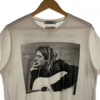 00’s HYSTERIC GLAMOUR ヒステリックグラマー KURT COBAIN カートコバーン 半袖 Tシャツ ホワイト 0294CT03 Size M 福生店