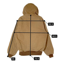 Carhartt カーハート J131 BRN USA製 アクティブジャケット 裏サーマル ブラウン sizeM 瑞穂店