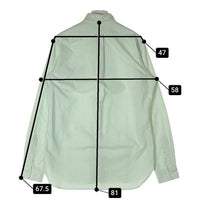 Ralph Lauren ラルフローレン キャンディストライプ ボタンダウン 長袖シャツ グリーン size15 1/2 瑞穂店