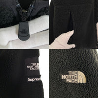 SUPREME シュプリーム 20AW THE NORTH FACE ノースフェイス Logo Hooded Fleece Jacket ロゴフーデッドフリースジャケット Sロゴ ブラック NT62004I Size XL 福生店