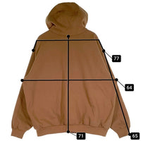 90's Carhartt カーハート スウェット フルジップ パーカー フーディー キャメル Size XXL相当 福生店