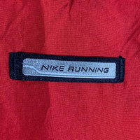 90's~ NIKE ナイキ ハーフジップ プルオーバージャケット レッド ポリエステル 薄手 Size L 福生店