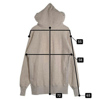 Champion チャンピオン REVERSE WEAVE リバースウィーブ TRUE TO ARCHIVES トゥルー トゥー アーカイブス 後付け 復刻 タタキタグ プルオーバー フーディー パーカー アッシュグレー C3-Q131 Size L 福生店