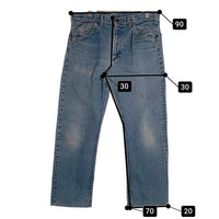 70's Lee リー 200 サイド黒タグ デニムパンツ インディゴ 革パッチ TALONファスナー 脇割 101Z Size 36 福生店