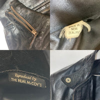 BUCO ブコ xThe REAL McCOY'Sリアルマッコイズ ホースハイド シングルライダース ブラック size38 瑞穂店