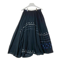 慈雨 ジウ ドットフレアスカート ブラック size40 瑞穂店
