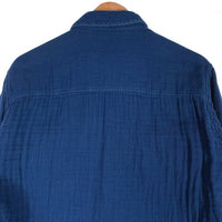 NEIGHBORHOOD ネイバーフッド 17AW コットン ロンT 長袖シャツ ブルー 172AWAQNH-SHM01 Size M 福生店