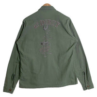 AT-DIRTY アットダーディー U.S.ARMY ユーティリティシャツ 長袖 プリント Size 15 1/2 福生店