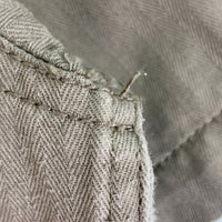 AVIREX アヴィレックス 6165099 ヘリンボーン ワッペン 半袖シャツ カーキ size2XL 瑞穂店