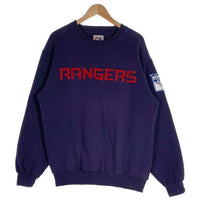90's 00's majestic マジェスティック Newyork Rangers ニューヨーク レンジャース クルーネック スウェット ネイビー Size M 福生店