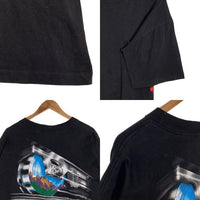 90's Marlboro マルボロ RAILROAD トレイン プリント ポケットTシャツ ブラック Size F 福生店