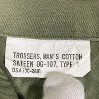 WAIPER.inc ワイパー 米軍 ユーティリティパンツ ベイカー オリーブ OG-107 WP1028 Size 32×30 福生店