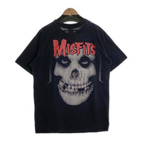 90`s MISFITS ミスフィッツ SKULL スカル プリントTシャツ ブラック USA製 WILD OATS 1995コピーライト Size XL 福生店