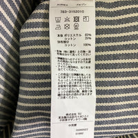 AVIREX アヴィレックス 783-3152010 ANTIFOULING COVERALL JACKET アンチフォーリングカバーオール ストライプ ネイビー sizeM 瑞穂店