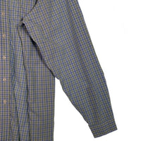 L.L.Bean エルエルビーン チェック ボタンダウンシャツ コットン ホワイト ブルー グリーン 形態安定 Size XXL-TALL 福生店