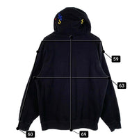 SUPREME シュプリーム 21SS Embroidered S Sweatshirt エンブロイダードS プルオーバースウェットパーカー ブラック Size L 福生店