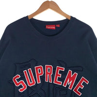 SUPREME シュプリーム 20SS Kanji Logo Crewneck 漢字ロゴ クルーネックスウェットトレーナー ネイビー Size XL 福生店