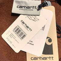 Carhartt W.I.P カーハート ワークインプログレス 21AW AMERICAN SCRIPT SWEATSHIRT アメリカンスクリプト スウェットシャツ クルーネックトレーナー ブラウン Size L 福生店