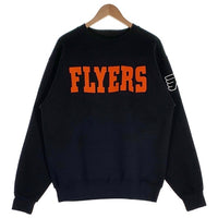 90's 00's majestic マジェスティック Philadelphia Flyers フィラデルフィア フライヤース クルーネック スウェット ブラック メキシコ製 Size M 福生店