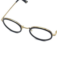 BLACK FLYS EYEWEAR ブラックフライズ アイウェア FLY BARON 丸メガネ クリアレンズ ブラック ゴールド 福生店