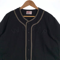 WAIPER.inc ワイパー BASEBALL SHIRT ベースボールシャツ ブラック WP1045 Size L 福生店