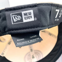 New Era ニューエラ Chicago Cubs シカゴカブス 59FIFTY ベースボールキャップ THE CAPS ベージュ チャコール Size 7 1/4 (57.7cm) 福生店