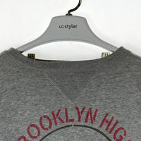JELADO ジェラード BROOKLYN HIGH FOOTBALL 両V クルーネック スウェットトレーナー グレー sizeXL 瑞穂店