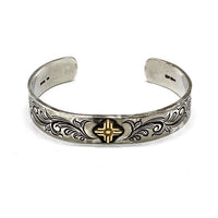 Dear Blossom ディアブロッサム 12mm K18 唐草 シルバーバングル SILVER 福生店