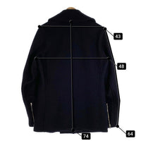 Schott ショット メルトンウール ワンスター ダブルピーコート ONE STAR WOOL PEA JACKET ブラック 7505 Size 38 福生店