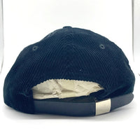SUPREME シュプリーム Classic Logo Corduroy 6-Panel クラシックロゴ コーデュロイ 6パネルキャップ ブラック 福生店