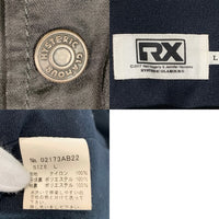HYSTERIC GLAMOUR ヒステリックグラマー 17AW RX ナイロンコーチジャケット ブラック スナップボタン プリント 02173AB22 Size L 福生店