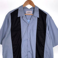 Carhartt WIP カーハートワークインプログレス S/S DURANGO SHIRT オープンカラー 半袖 シャツ ライトブルー ブラック I033041 Size L 福生店