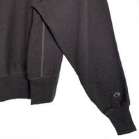 90's Champion チャンピオン リバースウィーブ クルーネックスウェットトレーナー チャコールグレー USA製 トリコ刺繡 Size L 福生店