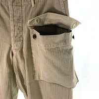 WAREHOUSE ウエアハウス USMC HBT Monkey Pants ヘリンボーン モンキーパンツ ライトオリーブ Size 31 福生店