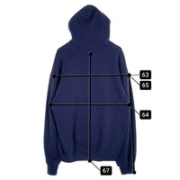 Russell Athletic ラッセルアスレチック プルオーバー フーディー パーカー ネイビー Size XL 福生店