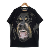 GIVENCHY ジバンシィ Rottwiler ロットワイラー ドッグプリント Tシャツ ブラック オーバーサイズ BM705L3Y1P Size S 福生店