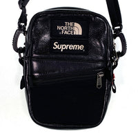 SUPREME シュプリーム 18AW THE NORTH FACE ノースフェイス Lerther Shoulder Bag レザーショルダーバッグ ブラック 並行品 福生店