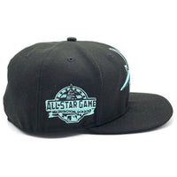 New Era ニューエラ 59FIFTY MLB シアトル・マリナーズ ベースボールキャップ ブラック ティファニーブルー Size 7 5/8 (60.6cm) 福生店