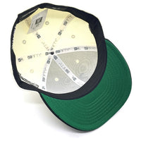 EXAMPLE エグザンプル New Era ニューエラ 59FIFTY 刺繡 2トーン ベースボールキャップ ナチュラル ブラック Size 7 5/8 (60.6cm) 福生店