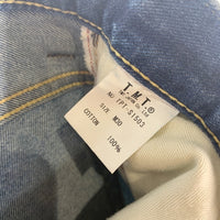 TMT ティーエムティー ダメージ リペア加工 ストレートデニムパンツ インディゴ TPT-S1503 Size M30 福生店