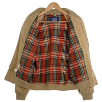 80's 90's youth-high by SAKURA COAT ユースハイ バイ サクラコート ジップアップ ダービー ジャケット ベージュ Size L 福生店