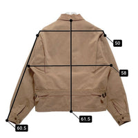 BEAMS ビームス ジップアップジャケット ベージュ Size L 瑞穂店