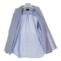 BEAMS ビームス 11-11-0206-803 ストライプ フェイクレイヤードシャツ ブルー sizeM 瑞穂店