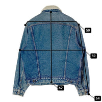 Levi's リーバイス 70608-0216 ボタン裏527 USA製 デニムボアジャケット Gジャン インディゴ size42 瑞穂店