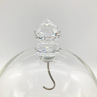 SWAROVSKI スワロフスキー シルバークリスタル スワン印 ベル型 ジャー BELL JAR ガラスドーム 蓋物 飾物 瑞穂店