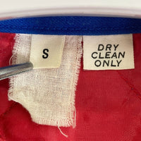 RED KAP レッドキャップ 70's TALONセミオート ENTERPRISE SAN DIEGO 裏キルティングブルゾン ブルー sizeS 瑞穂店