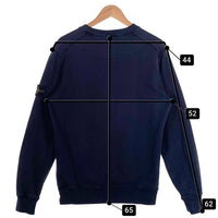 STONE ISLAND ストーンアイランド Cotton Round Neck Long Sleeves ワッペンパッチ スウェットトレーナー ブラック 731563020 Size M 福生店