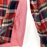 COMME des GARCONS HOMME コムデギャルソンオム フランネルチェック切替 コットンシャツ HF-B050 Size L 福生店
