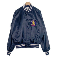 90's CAPRICORN カプリコーン ナイロン スタジャン ネイビー ワッペン USA製 Size L 福生店